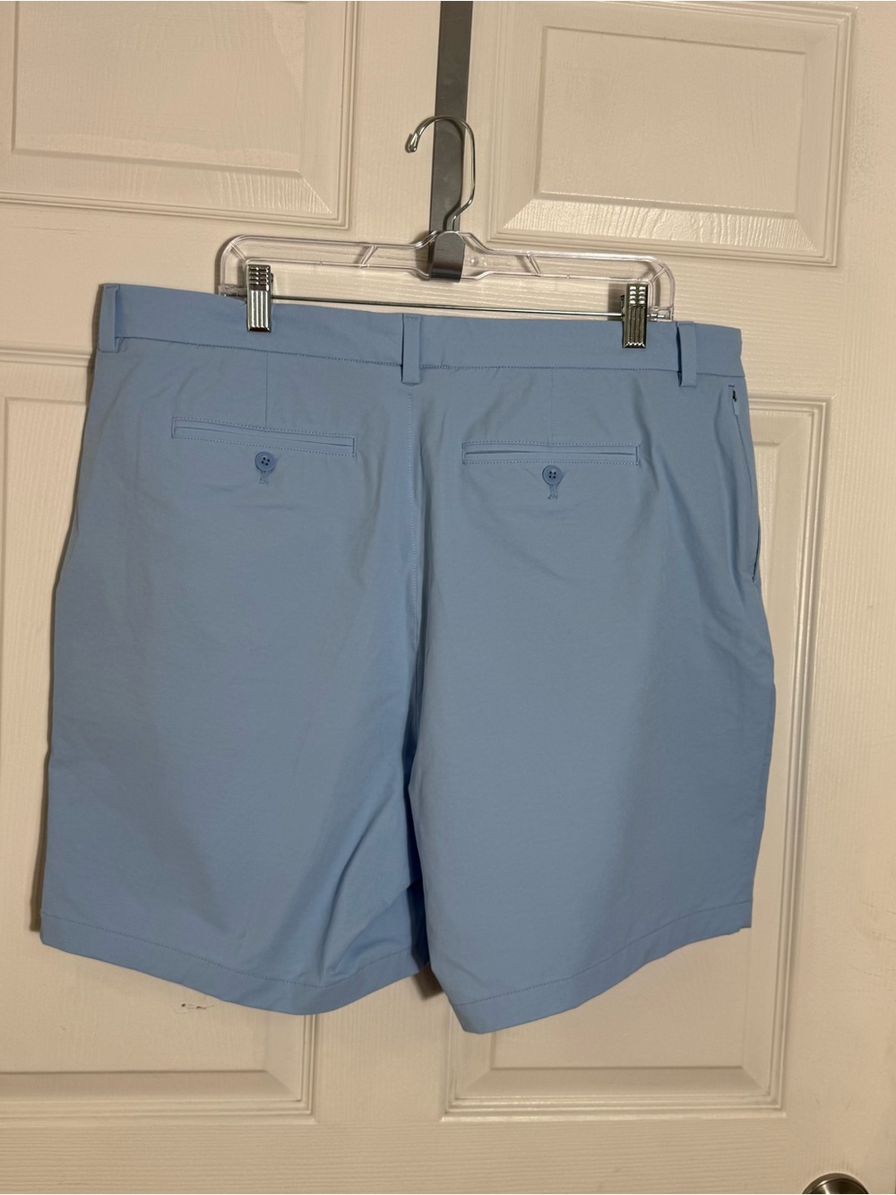 Vineyard Vines On-The-Go Performance Shorts 7" Stretch Golf Casual 42 Light Blue - Picture 4 of 10